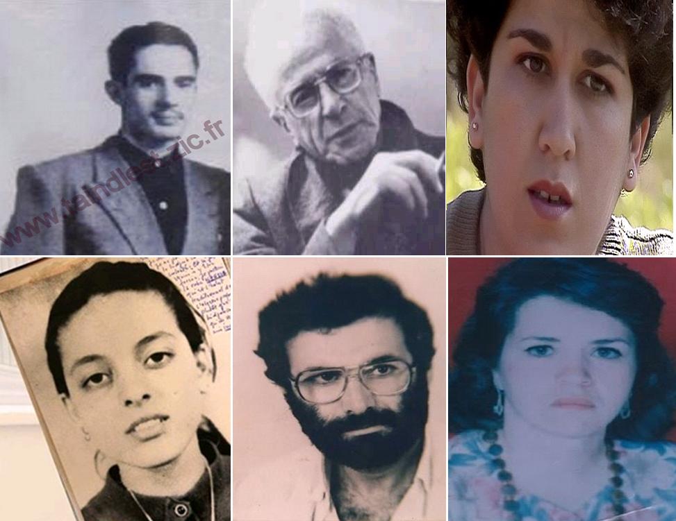 Benaï Ouali, Nabila Djahnine, Katia Benguana, Achour Belghezli, Dalila Drideche et Mouloud Mammeri, 6 kabyles tués au courant du mois de Fevrier Benaï Ouali, Nabila Djahnine, Katia Benguana, Achour Belghezli, Dalila Drideche et Mouloud Mammeri, 6 kabyles tués au courant du mois de Fevrier