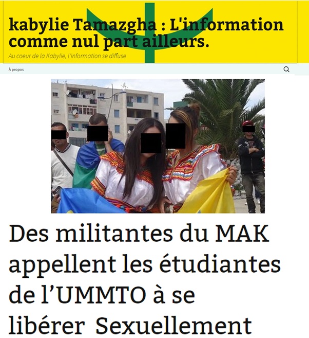 Les services algériens font de la propagande  Les services algériens font de la propagande