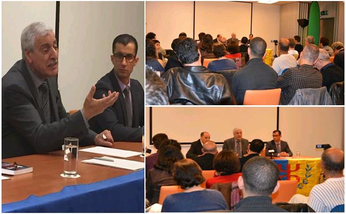 Ferhat Mehenni a donné une conférence à Lausanne  Ferhat Mehenni a donné une conférence à Lausanne