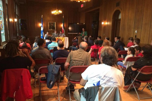 Conférence du Premier ministre kabyle au Forum Social Mondial 2016 à Montréal