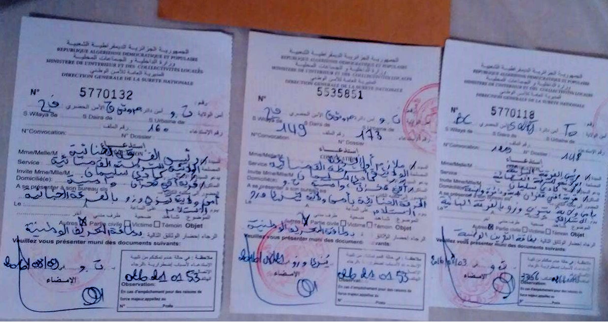L'indépendantiste kabyle Slimane Kadi convoqué par la police coloniale pour la énième fois