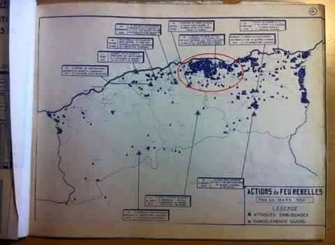 Guerre de décolonisation de l'Algérie : Appel sur l'origine d'une carte