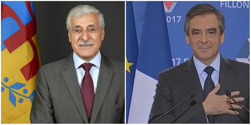 Lettre de félicitations de Ferhat Mehenni à François Fillon