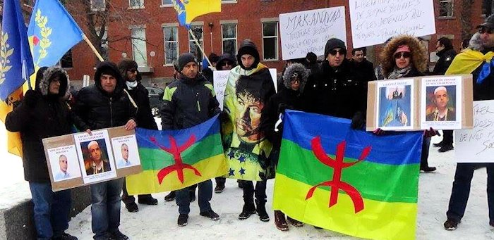 Rassemblement du 10 décembre 2016 à Montreal en présence du Ministère kabyle des Droits humains