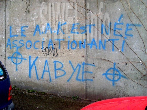 Des graffitis anti-Kabyles à Saint-Etienne