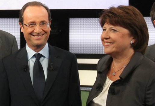 France : Hollande et Aubry qualifiés au second tour des primaires socialistes France : Hollande et Aubry qualifiés au second tour des primaires socialistes