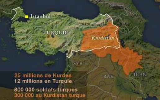 L'aviation turque a bombardé le Kurdistan irakien (PKK)