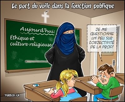 Charte de la laïcité au Québec : les associations des musulmans et des arabes « pour la laïcité au Québec » contre l'interdiction des signes religieux ostentatoires.