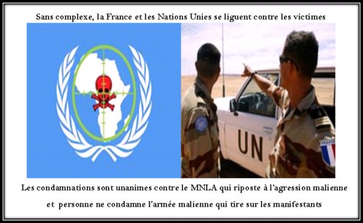 Azawad/ La coordination de cadres de l'Azawad réagit à l'injustice flagrante des Nations Unis