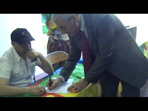Election du drapeau kabyle : Ferhat Mehenni, le Président de l'Anavad a accompli son devoir de citoyen