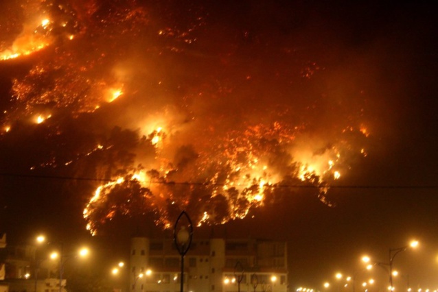 Week-end d'enfer à Vgayet : plus d'une trentaine de foyers d'incendies simultanés dans une dizaines de localités