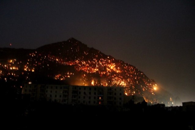 Week-end d'enfer à Vgayet : plus d'une trentaine de foyers d'incendies simultanés dans une dizaines de localités