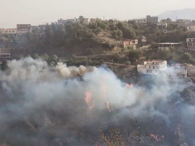 Week-end d'enfer à Vgayet : plus d'une trentaine de foyers d'incendies simultanés dans une dizaines de localités