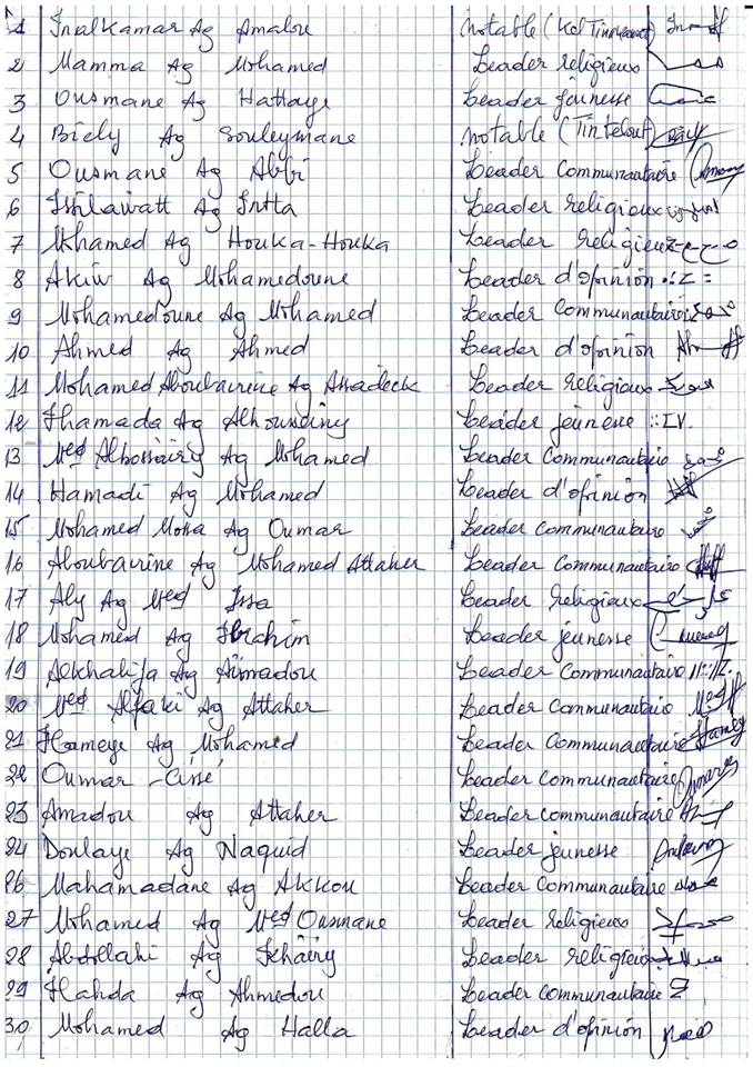 Le peuple de l'Azawad rejette les négociations d'Alger/ 