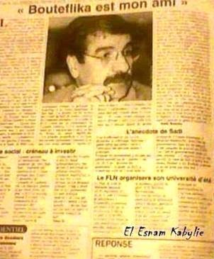 Saïd Sadi en tournée parisienne...