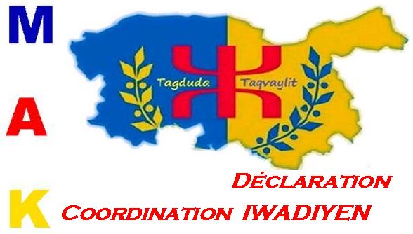 Déclaration de la Coordination MAK-IWADIYEN