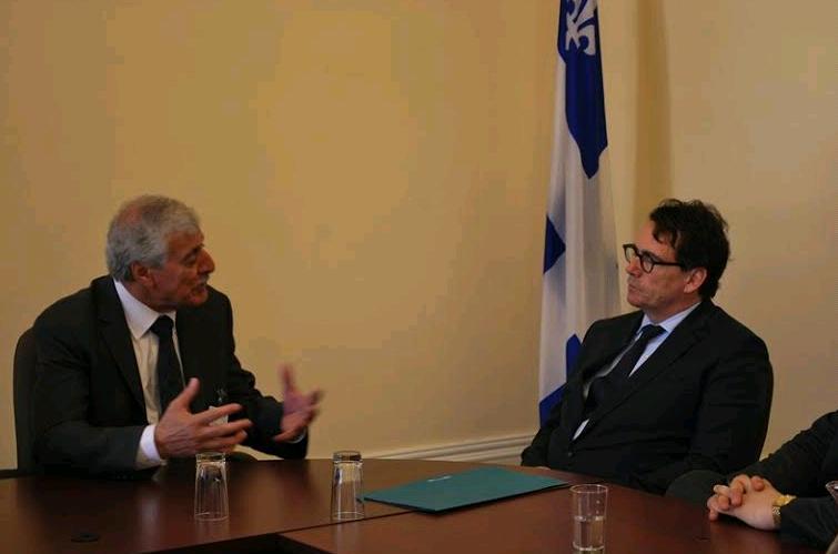 Le Président du Gouvernement Provisoire Kabyle, Ferhat Mehenni, reçu au Parlement du Québec