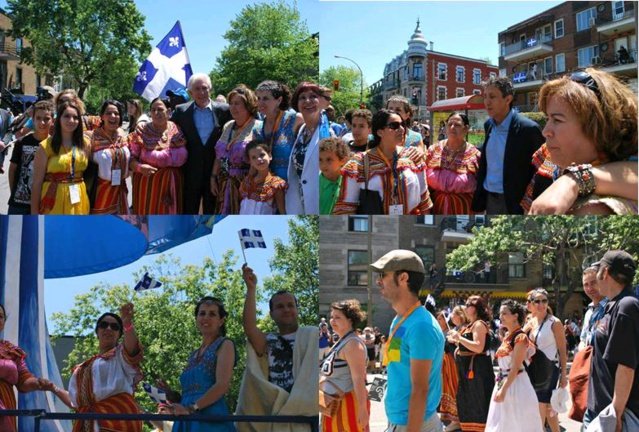 Les Kabyles de la grande région de Montréal à la fête Nationale du Québec.