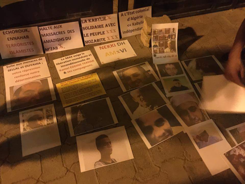 Rassemblement de solidarité avec le Mzab à Akbou : 