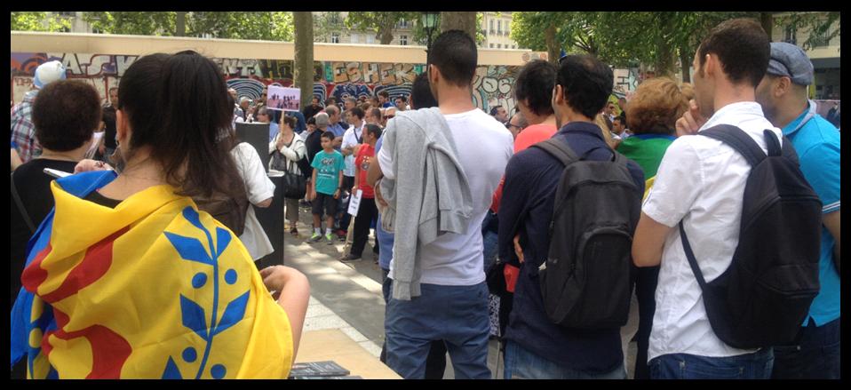 PARIS /Place de la république: Rassemblement pour soutenir le Dr Kameldine Fekhar et ses codétenus (vidéo)