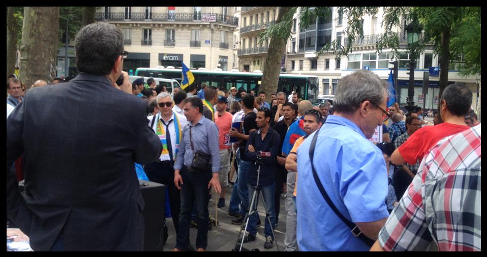 PARIS /Place de la république: Rassemblement pour soutenir le Dr Kameldine Fekhar et ses codétenus (vidéo)
