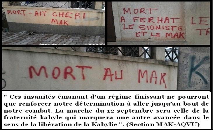 Des menaces de mort à l'encontre des présidents du MAK et du GPK