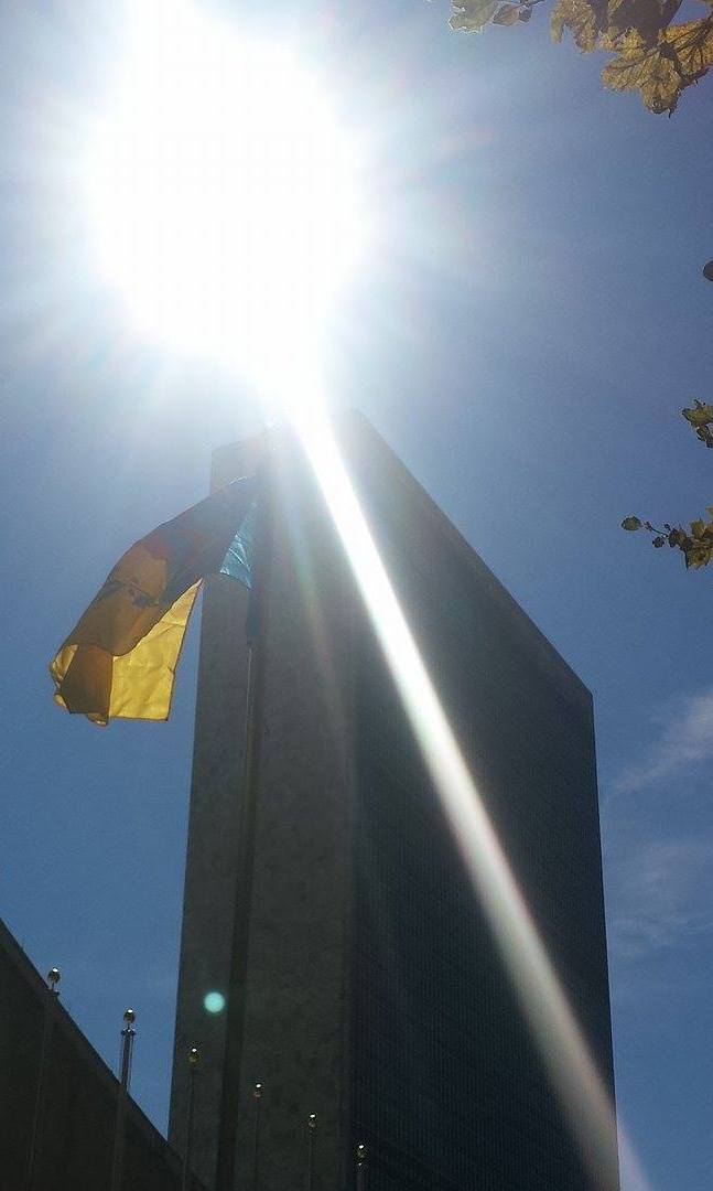 Photos & Vidéos | Déclaration historique de Ferhat Mehenni à New York lors du lever du drapeau kabyle à l'ONU