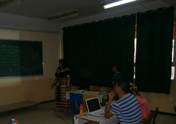 Mémoire de master présenté avec le drapeau kabyle