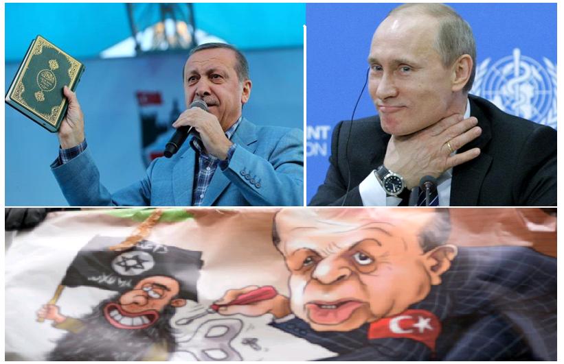 Poutine ne courbe pas l'échine face au Calife d'Istanbul 