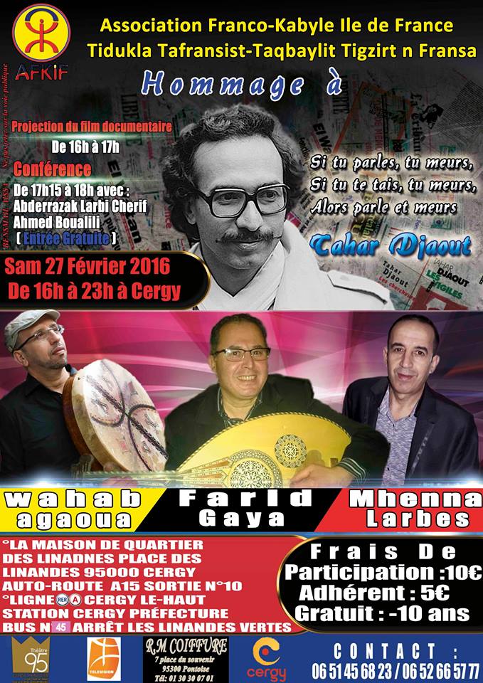 Hommage à Tahar Djaout