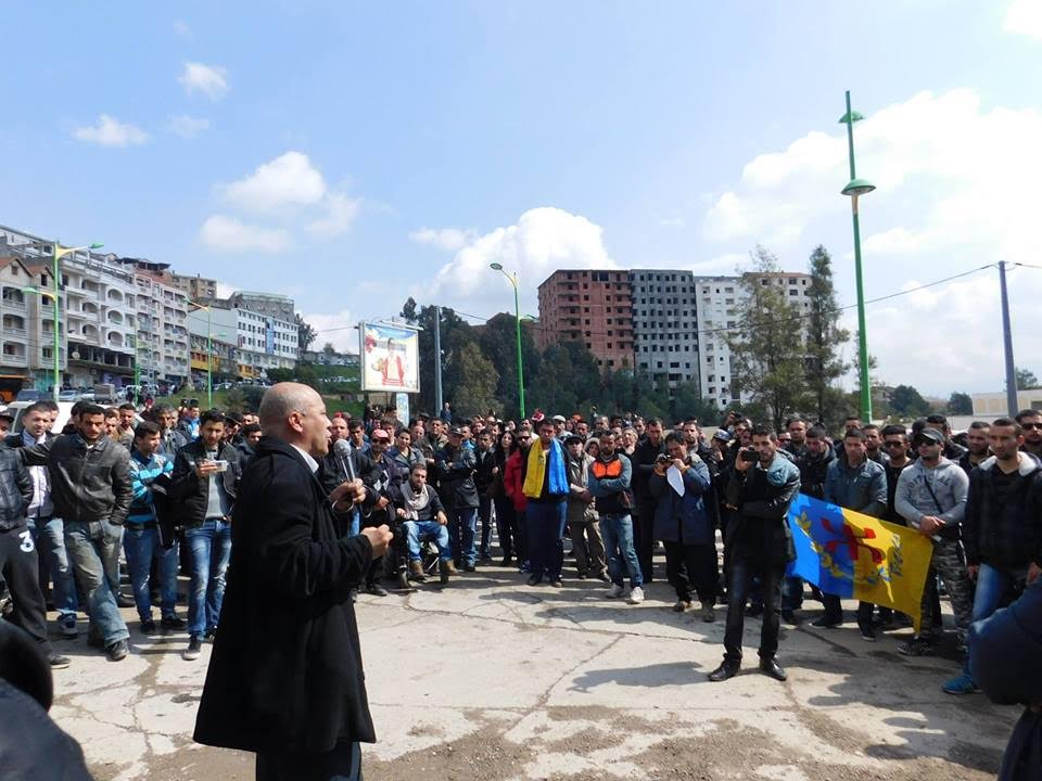 Rassemblement du Conseil universitaire de Tizi-Ouzou devant Hasnaoua : un long réquisitoire contre le régime colonial d'Alger et ses outils répressifs en Kabylie