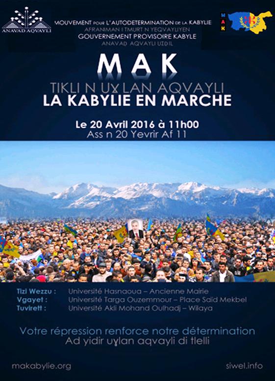 Rendu fou par le MAK, Brahim Merad appelle officiellement à une marche du pouvoir algérien le 20 avril...