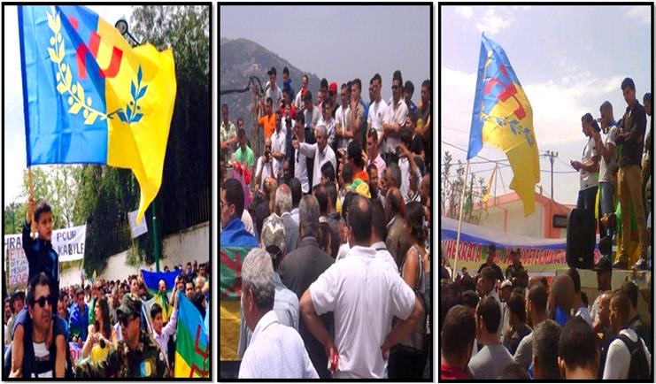 Le 20 AVRIL 2016, le Peuple Kabyle continue sa marche en avant : 