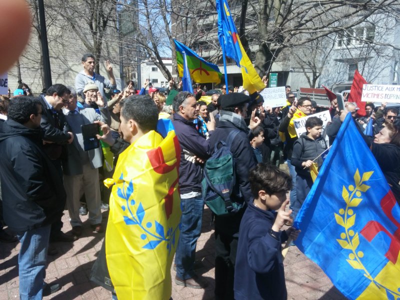 Compte rendu du rassemblement kabyle devant le consulat d'Algérie à Montréal