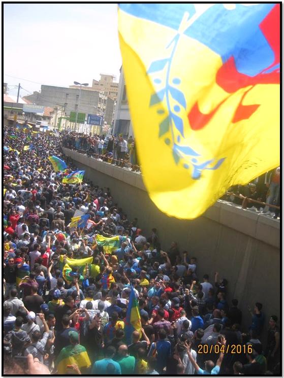  20 avril 2016 : Le triomphe du MAK ou « l'acte fondateur d'un troisième printemps, celui de la liberté du peule kabyle »
