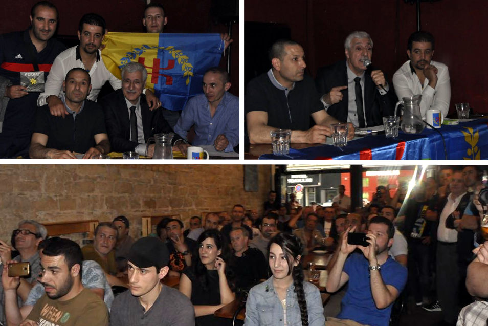 Retour sur la conférence de Ferhat Mehenni à Lyon le 11 juin (Vidéo)